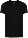 Dondup Crew-neck Fitted T-shirt In Blue