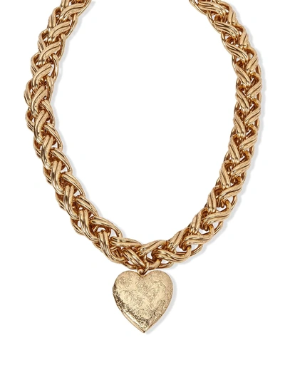 Jennifer Behr Heart Pendant Necklace In Gold