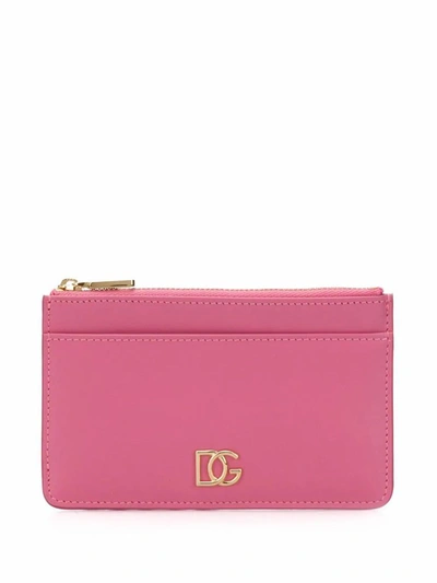Dolce E Gabbana Women's Pink Leather Wallet