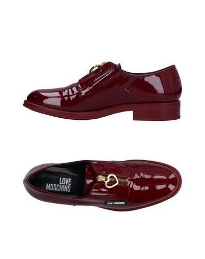 Loafers Love Moschino Donna | In Cuoio Vitello Abrasivato | Suola In Gomma - Foto 4