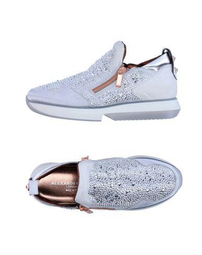 Alexander Smith Sneakers In Silver