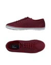 Fred Perry Sneakers In Maroon