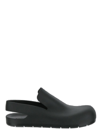 Bottega Veneta Rubber Platform Slingback Sandals In Black