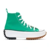 Converse Chuck Taylor(r) All Star(r) Run Star Hike High Top Platform Sneaker In Court Green/ White/ Gum
