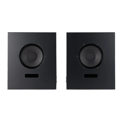 Ojas Ssense Exclusive Black Wood Bookshelf Speakers