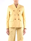 Brag-wette Suit Jackets In Yellow