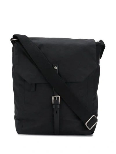 Ally Capellino Jonny Waxed Cotton Satchel - Black - Atterley