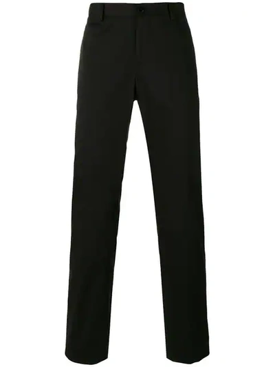 Etro Printed Slim Fit Trousers In Black