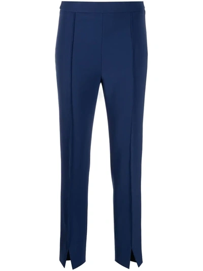 Boutique Moschino Pants Moschino Boutique Slim Cady Trousers In Blue