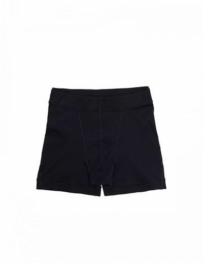 Ann Demeulemeester Boxers With Printed Waist In Black