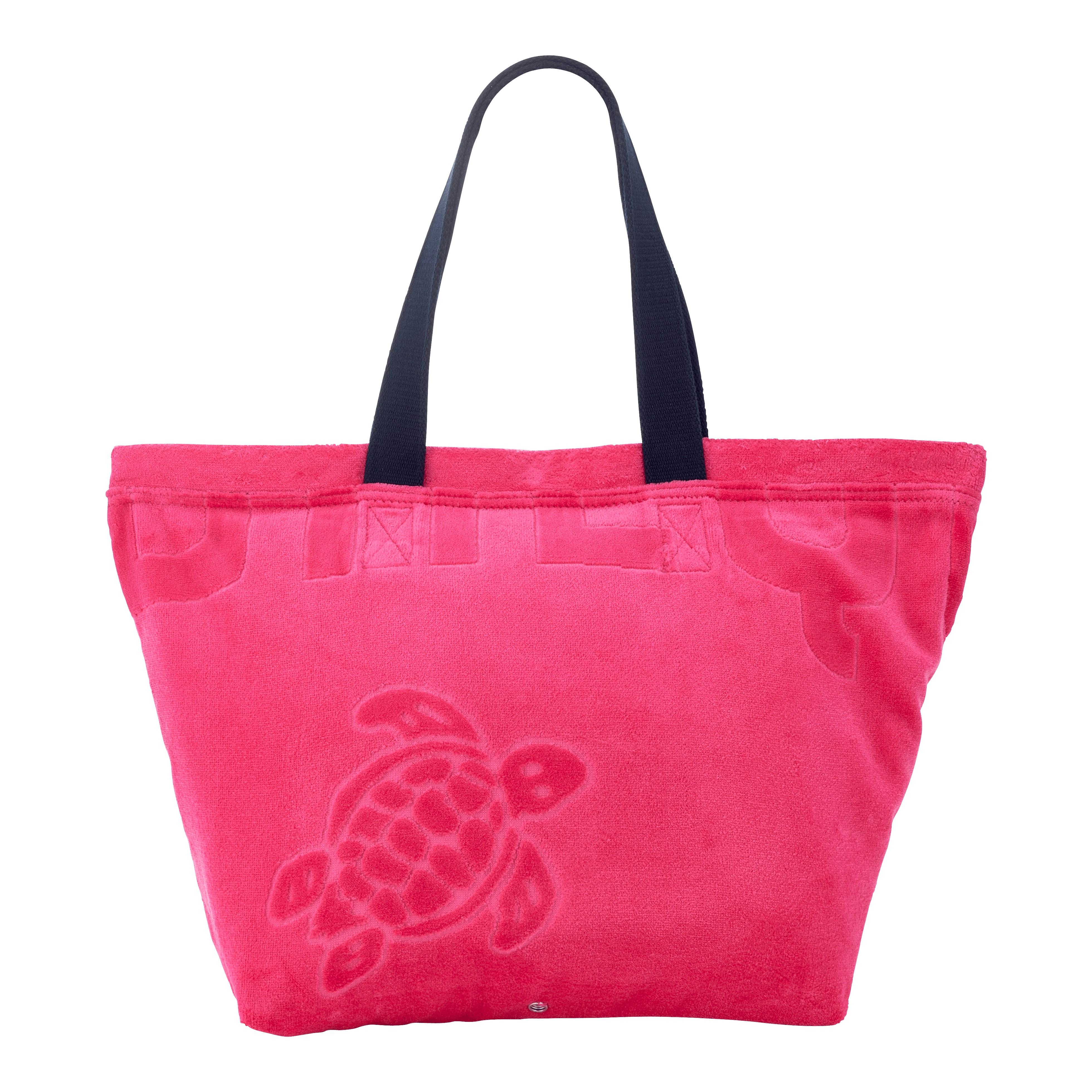 Vilebrequin Solid Terry Beach Bag, Barney - Shocking Pink | ModeSens