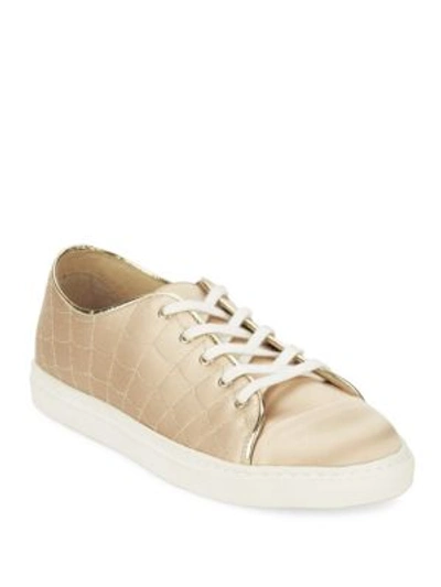 Charlotte Olympia Web Low Top Sneakers In Blush