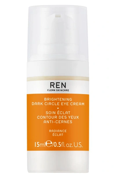 Ren Clean Skincare Radiance Brightening Dark Circle Eye Cream (0.5 Fl. Oz.) In N,a