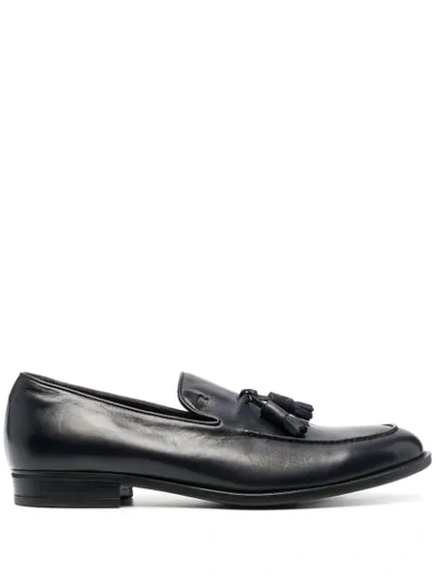 Fratelli Rossetti Front Tassel Loafers In Blue