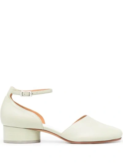 Maison Margiela Tabi 30mm Ankle strap Pumps In Green ModeSens