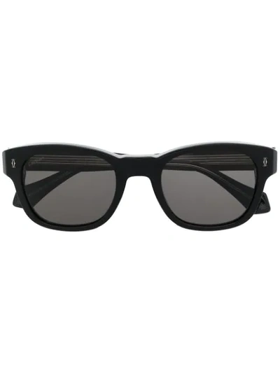 Cartier Ct0278s Round-frame Sunglasses In Black