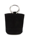 Simon Miller Black Bonsai 15 Mini Suede Bucket Bag