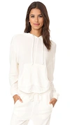 Free People Fp Movement Back Into It Hoodie In White