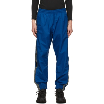 Vetements Blue Logo Tape Track Pants In Blue 14684661