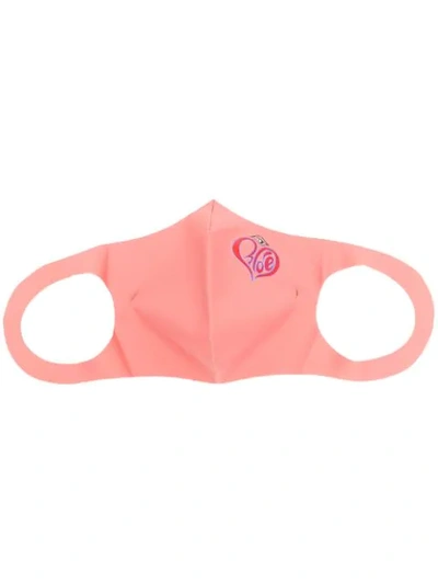 Chloé Logo-print Face Mask In Pink
