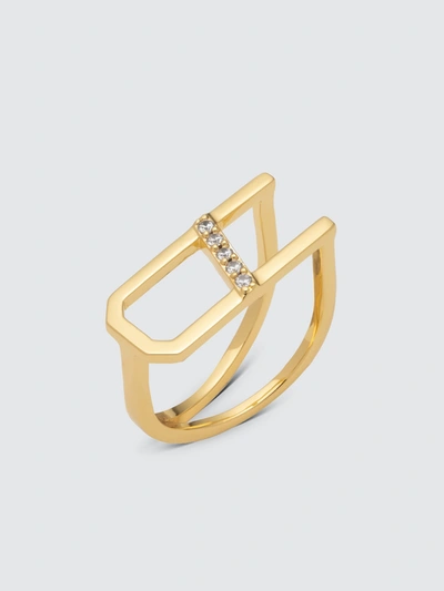 Bonheur Jewelry Ariella A Initial Ring In Gold