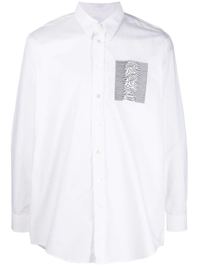 Raf Simons Archive Redux Aw '03 Oversize Button-up Shirt In White