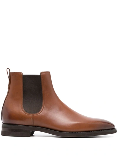 Bally Scavone Chelsea Boots In Brown