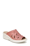 Bzees Susie Slide Sandal In Terracotta Fabric