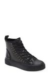Michael Michael Kors Gertie High Top Sneaker In Black Multi