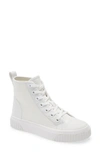 Michael Michael Kors Gertie High Top Sneaker In Optic White Multi