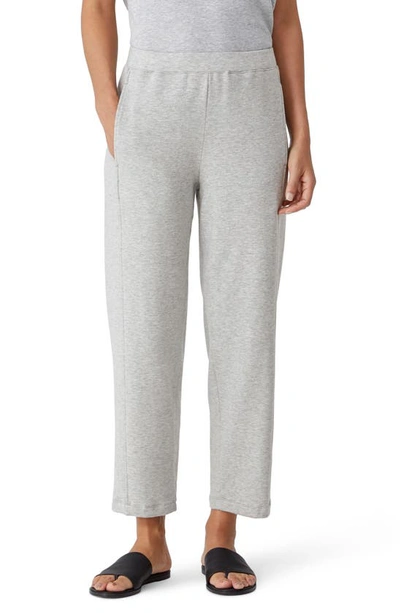Eileen Fisher Organic Tapered Ankle Pants In Dark Pearl