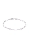 Monica Vinader Silver Alta Textured Chain Bracelet