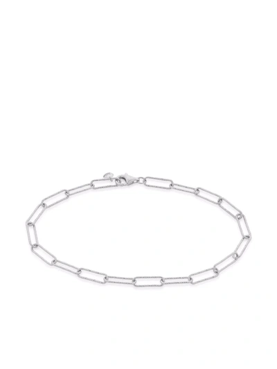 Monica Vinader Silver Alta Textured Chain Bracelet