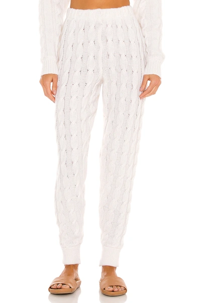 L'academie Cashmere Pants In White