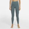 Nike Yoga Women's High-waisted 7/8 Leggings In Ptclgy/plt