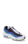 Nike Air Max 95 Essential Sneaker In White/ Black/ Blue