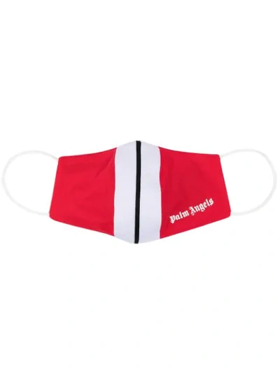 Palm Angels Face Mask Pmrg004r21fab001 In Red White