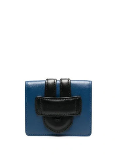 Tila March Zelig Leather Wallet In Blue