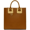 Sophie Hulme Albion Square Leather Bag In Tan