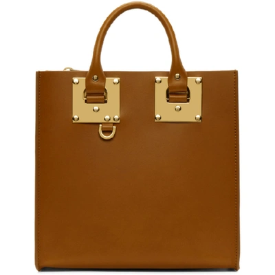 Sophie Hulme Albion Square Leather Bag In Tan