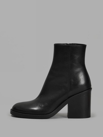 Ann Demeulemeester 90mm Brushed Leather Ankle Boots In Black | ModeSens