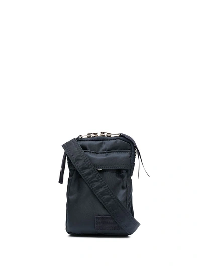 Sacai Navy Porter Edition Mobile Pouch In Blue