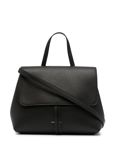 Mansur Gavriel Mini Lady Soft Leather Satchel In Black