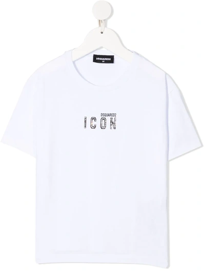 Dsquared2 Teen Icon-print T-shirt In White