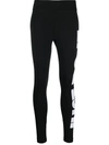 Nike Women's  Sportswear Essential High-waisted Graphic Leggings In Black