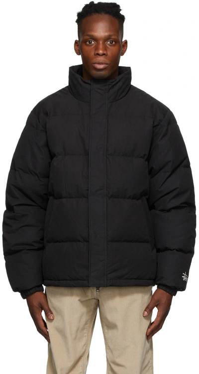 美品‼️stussy ダウンジャケットsolid puffer jacket S STUSSY SOLID PUFFER JACKET