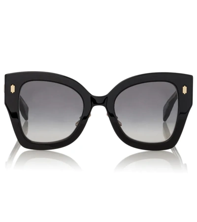 Fendi Roma Oversized-frame Sunglasses In Black