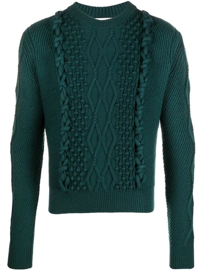 Lanvin Men's Green Fabric Sweatshirt