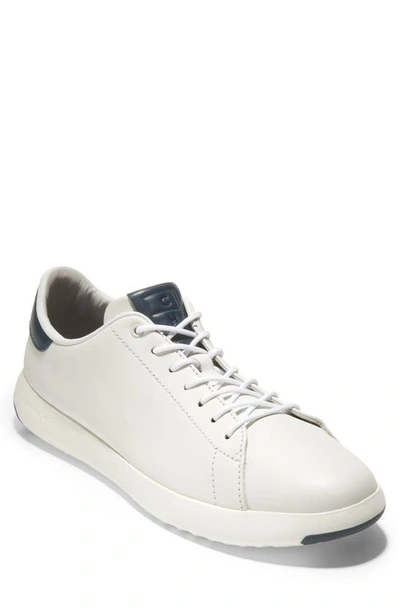 Cole Haan Grandpro Low Top Sneaker In White / Navy Ink