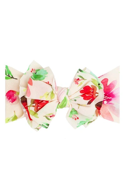 Baby Bling Babies' Fab-bow-lous Print Headband In May Bloom